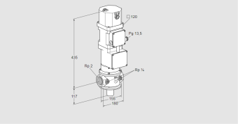 Клапан моторный VK 50R10MXA43D купить в компании ГАЗПРИБОР